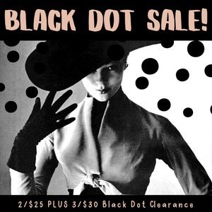 BLACK DOT SALE!